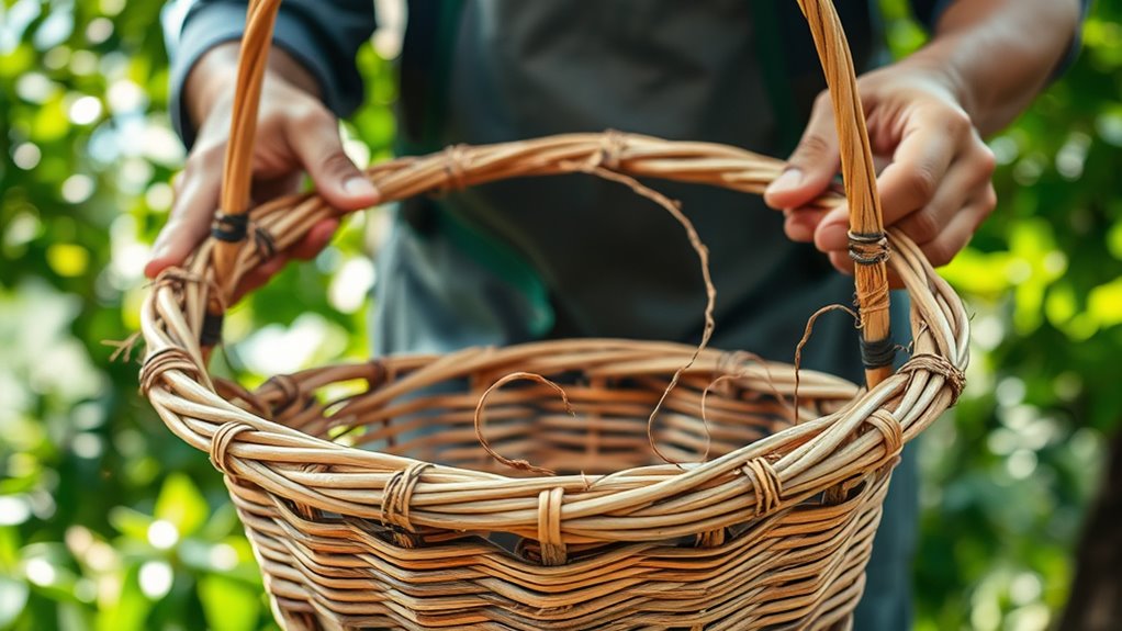 build sturdy woven basket