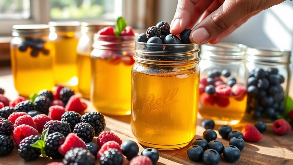 choose fresh berries vinegar