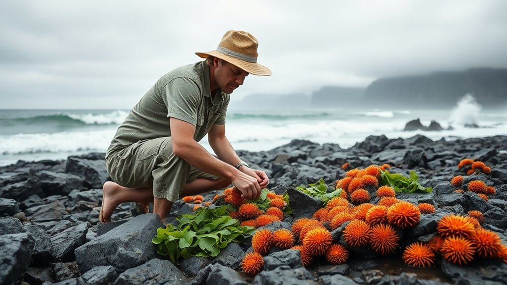 coastal food foraging survival
