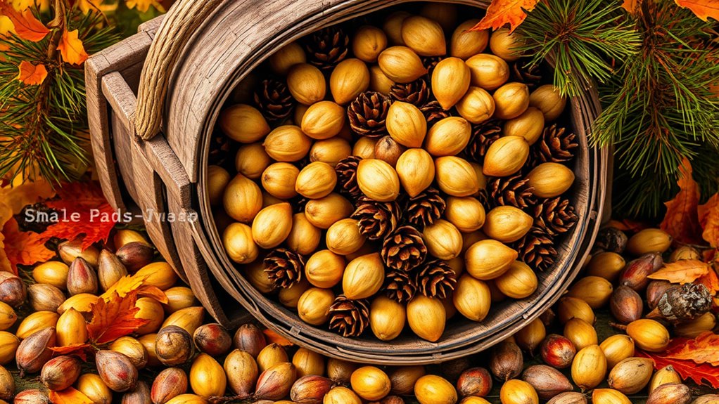 collect pine cone seeds safely