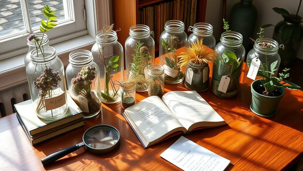 create your personal herbarium