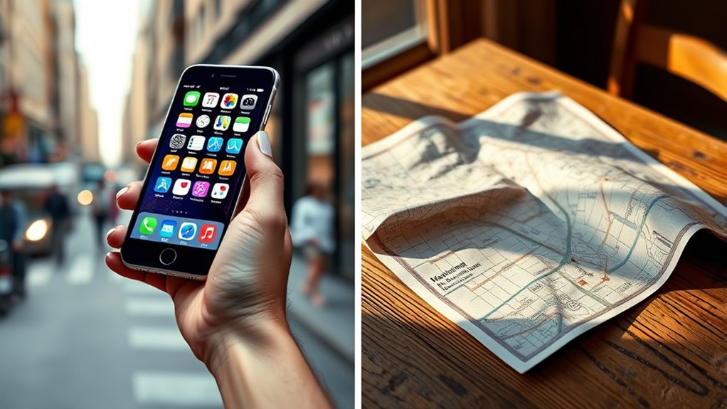 digital vs paper navigation