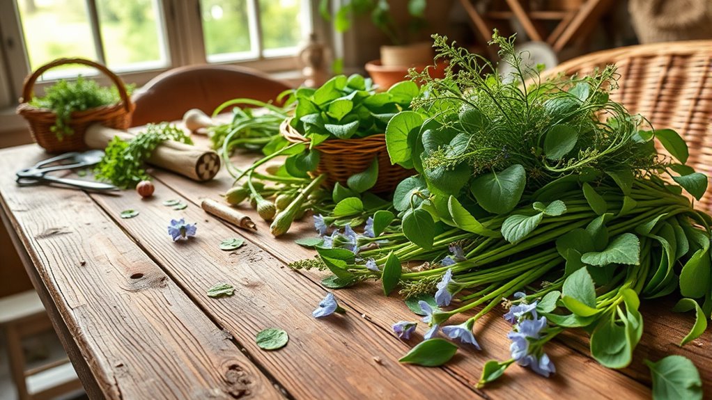 early spring foraging safety