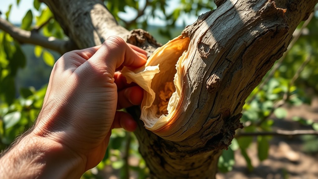 eating tree bark in emergencies