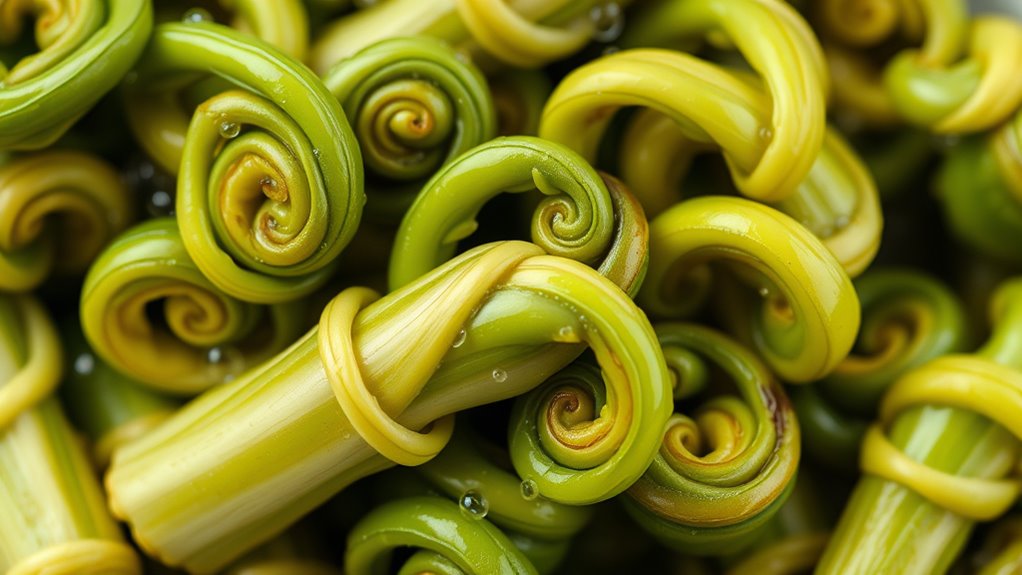 flavorful fermented fiddlehead variations