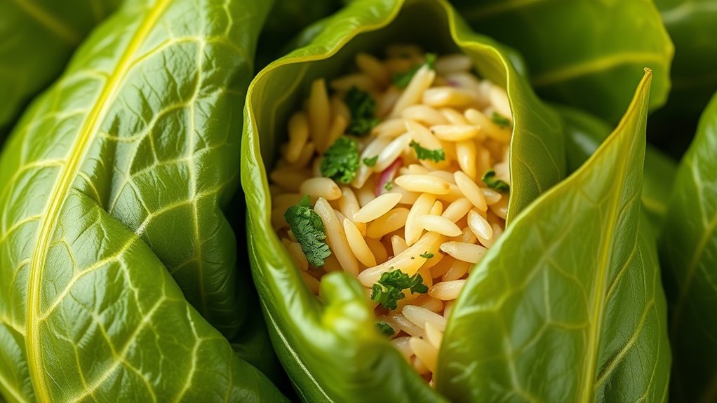 flavorful rice herb filling