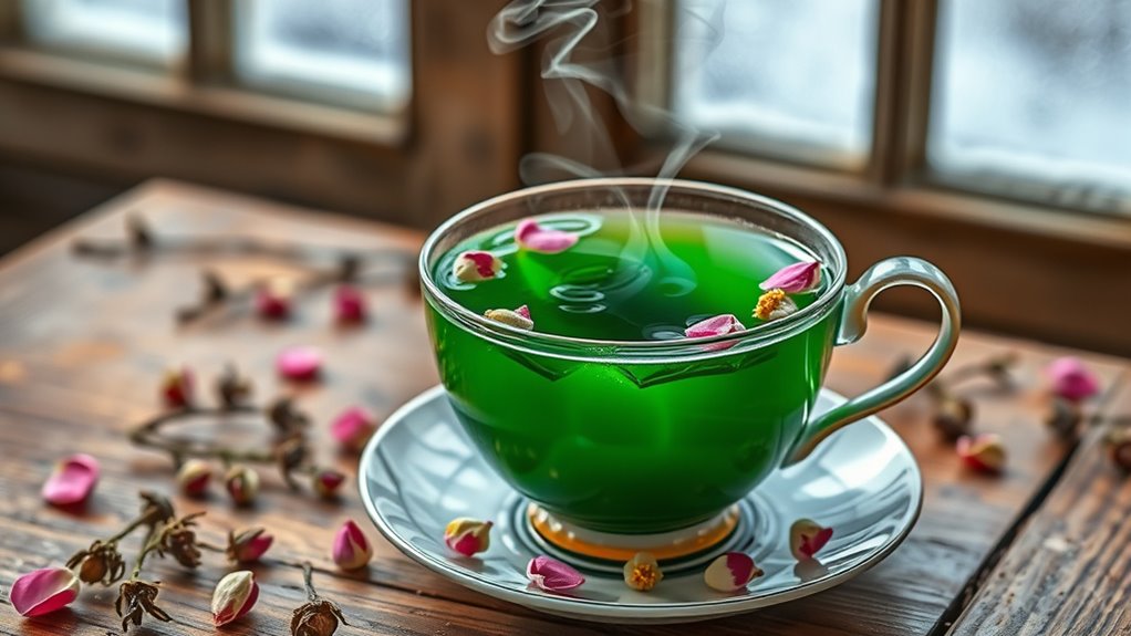 floral pine aromatic infusion