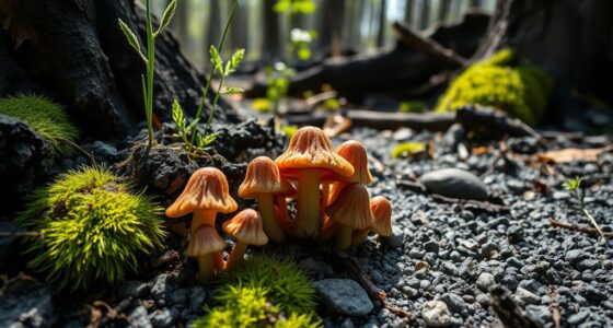 foraging morels post wildfire