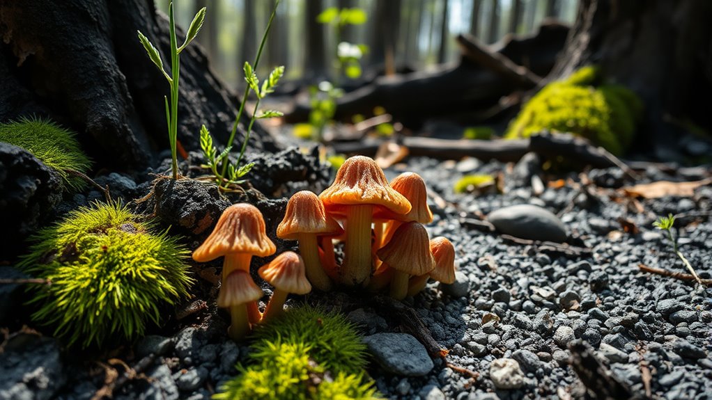 foraging morels post wildfire