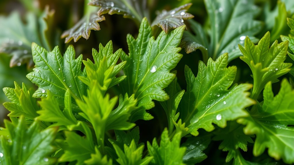 harvest early spring greens