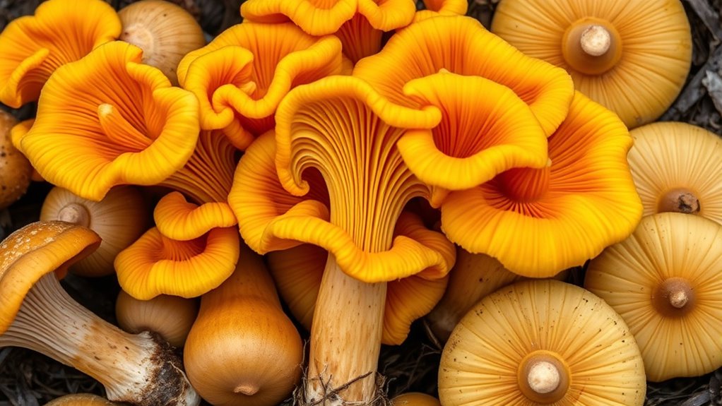 identify genuine chanterelles carefully