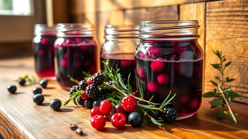 infused vinegar storage ideas