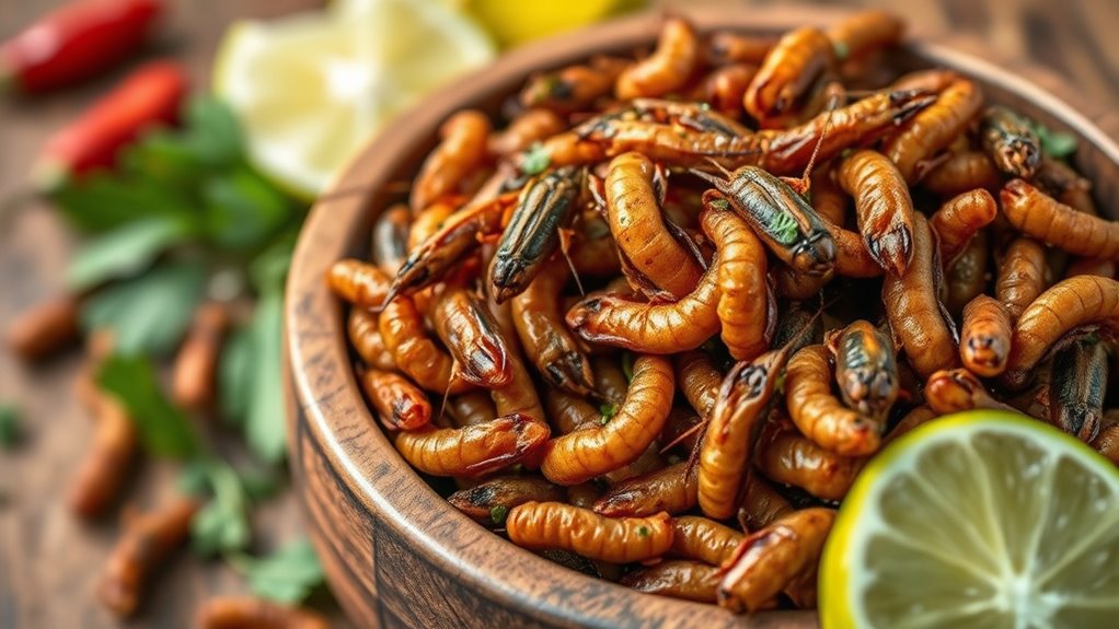 insects for sustainable cooking