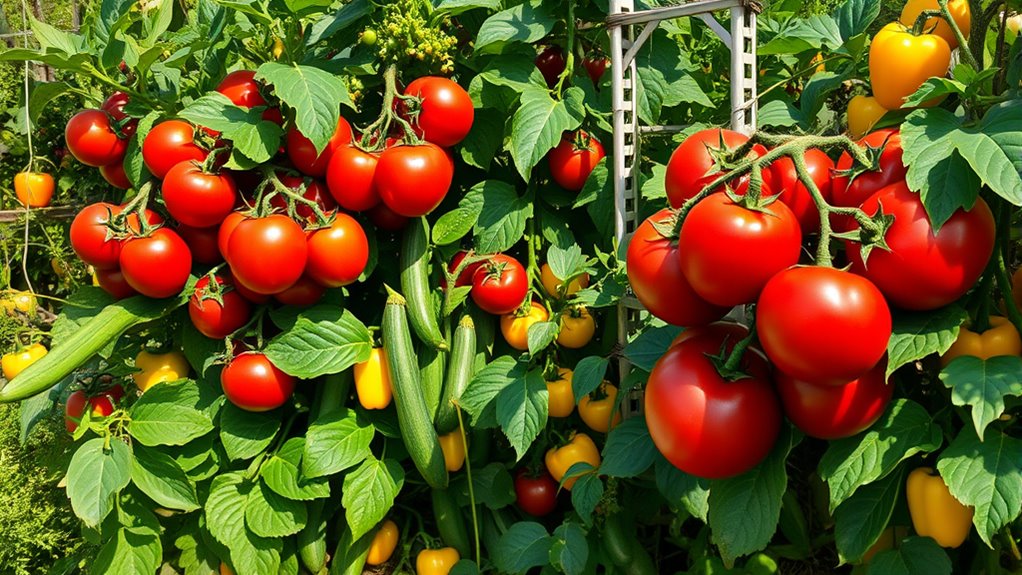 july harvest vegetables thrive