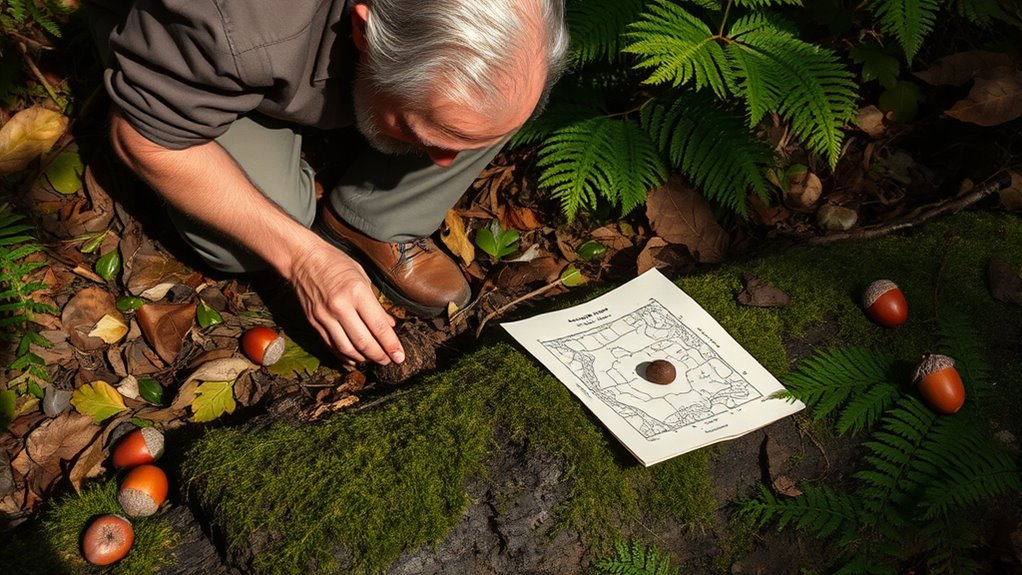 manual truffle hunting methods