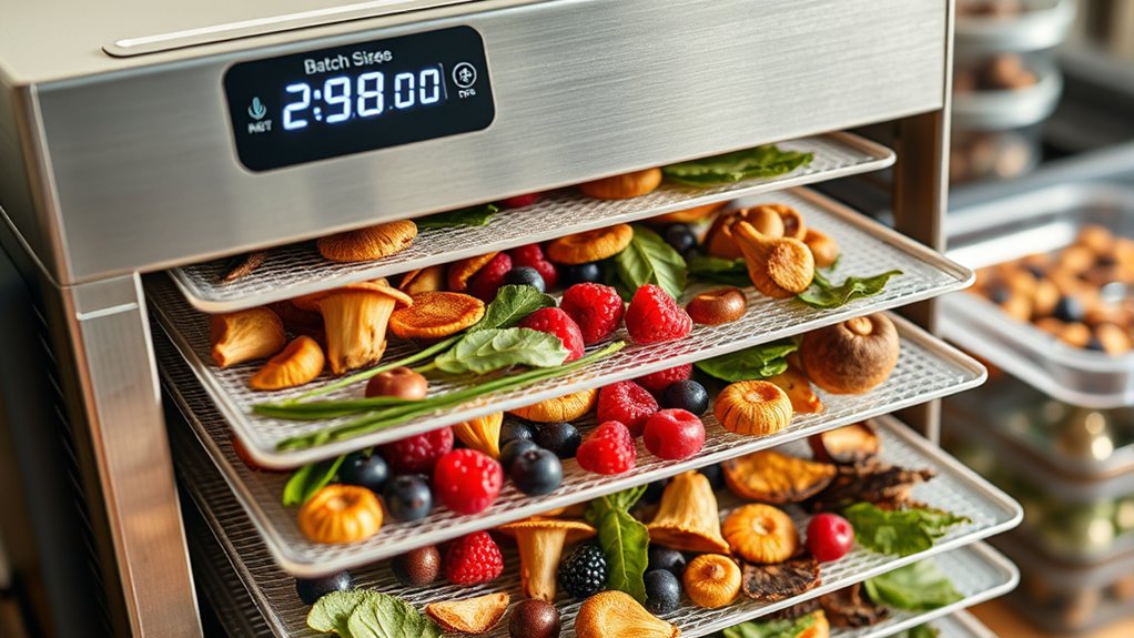 match dehydrator to harvest