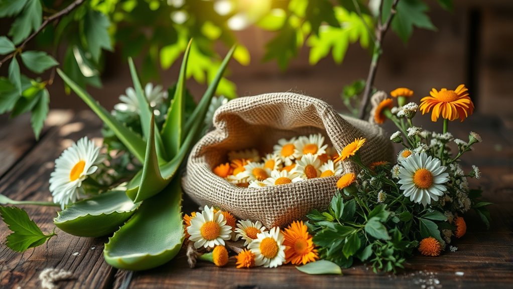 natural plant based wound healing