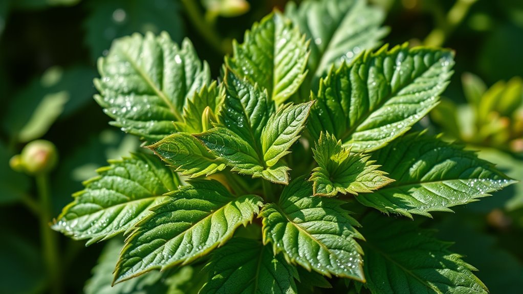 nutrient rich carefully harvested greens