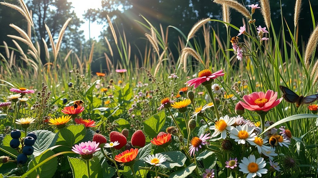 plant native flowers organically