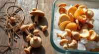 preserving mushrooms dry or freeze