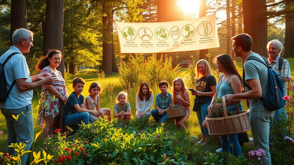 promote community foraging education