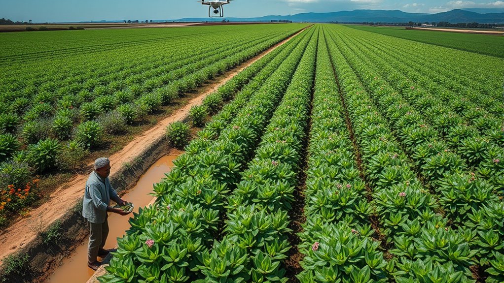 soil damage and water depletion