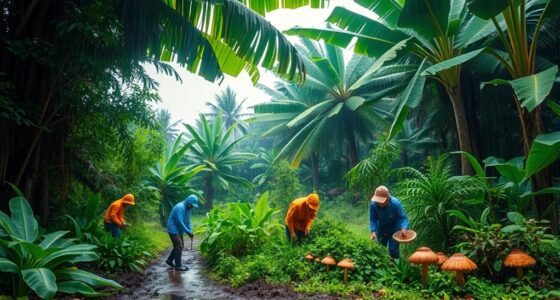 tropical monsoon foraging activities