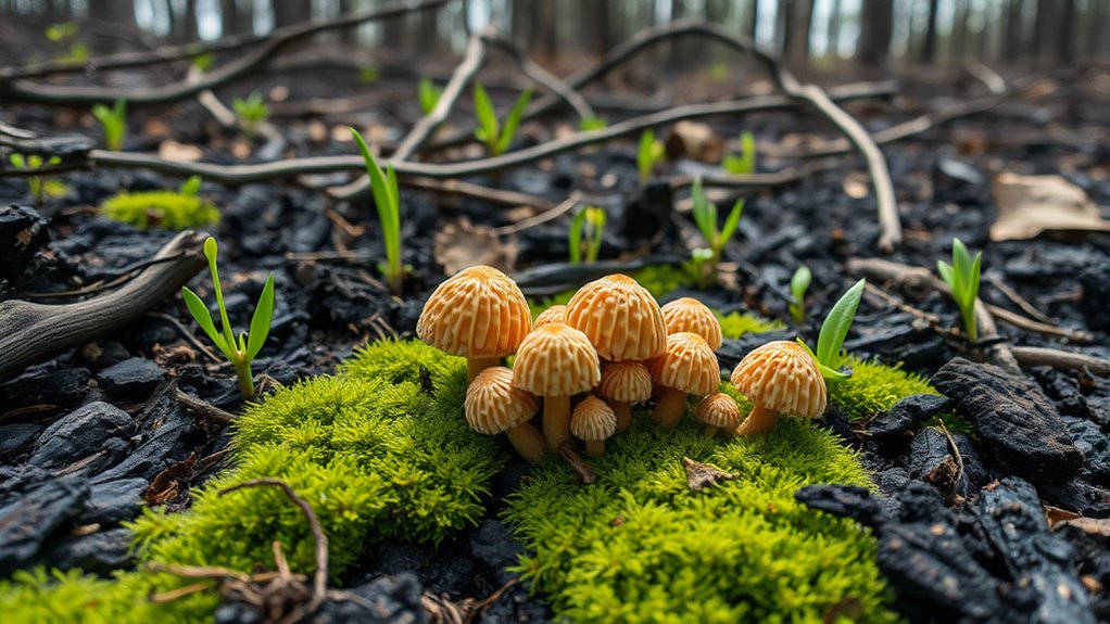 wildfire effects on morels