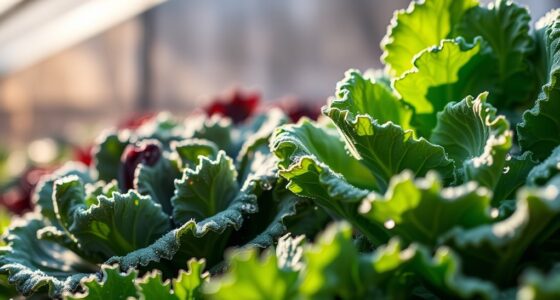 winter greens in mild climates