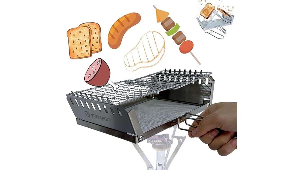 10 inch camping grill