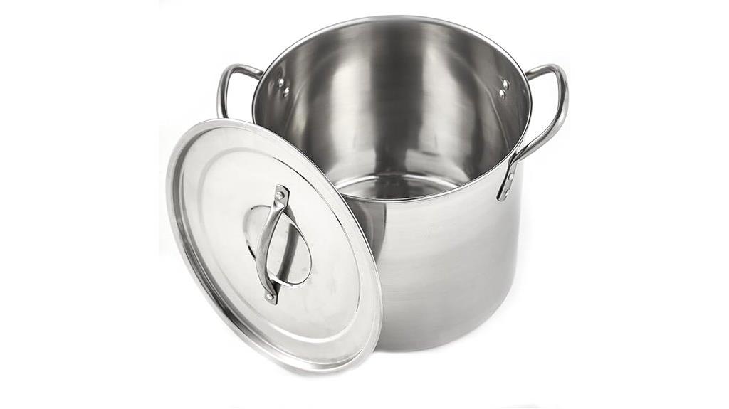 20 quart stainless steel stock pot