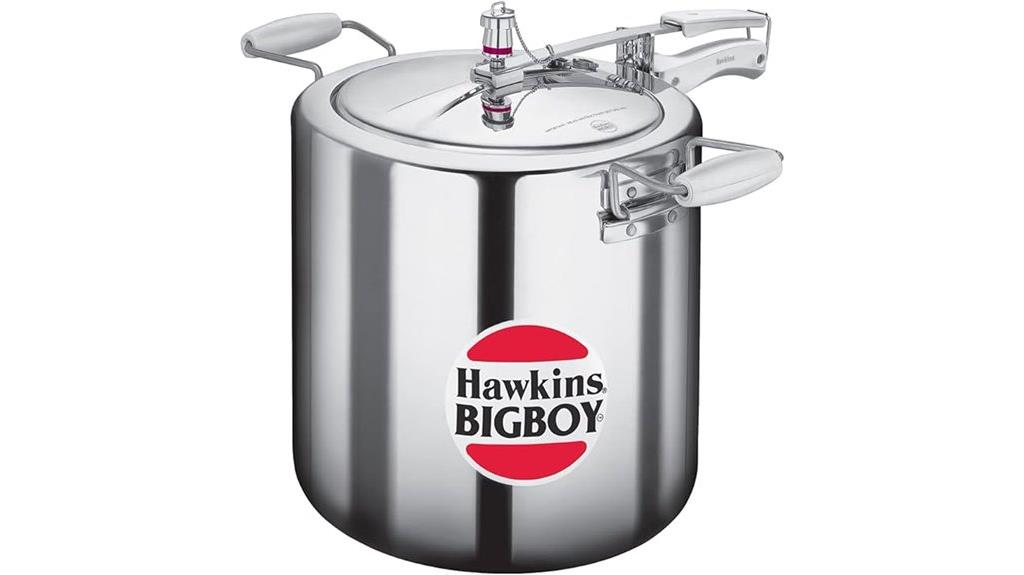 22 litre hawkins aluminum cooker