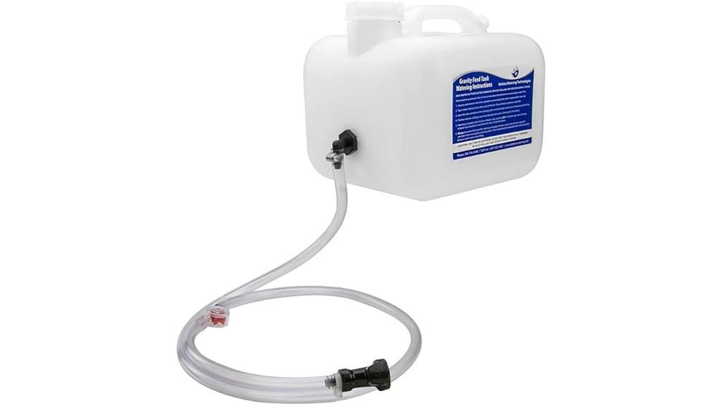 2 5 gallon black tank