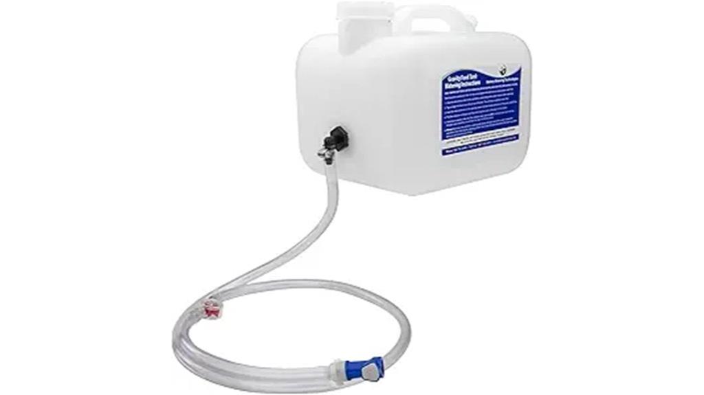 2 5 gallon blue connector