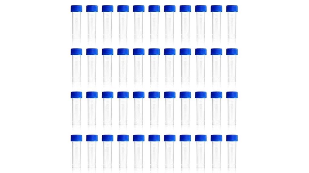 50 pack 5ml plastic tubes