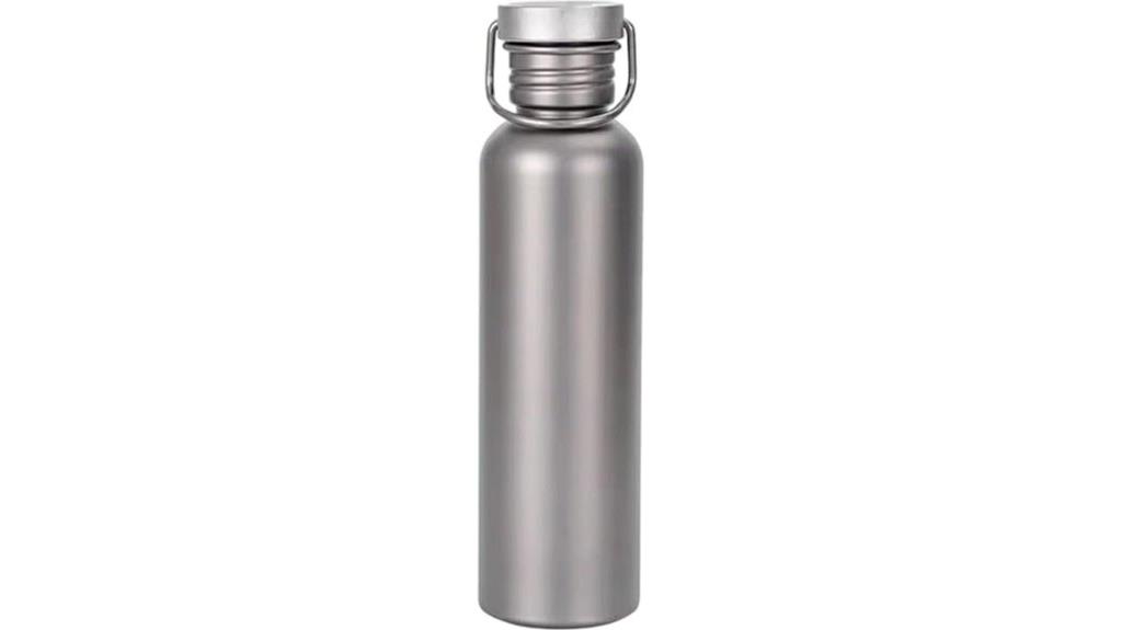 750ml titanium water bottle