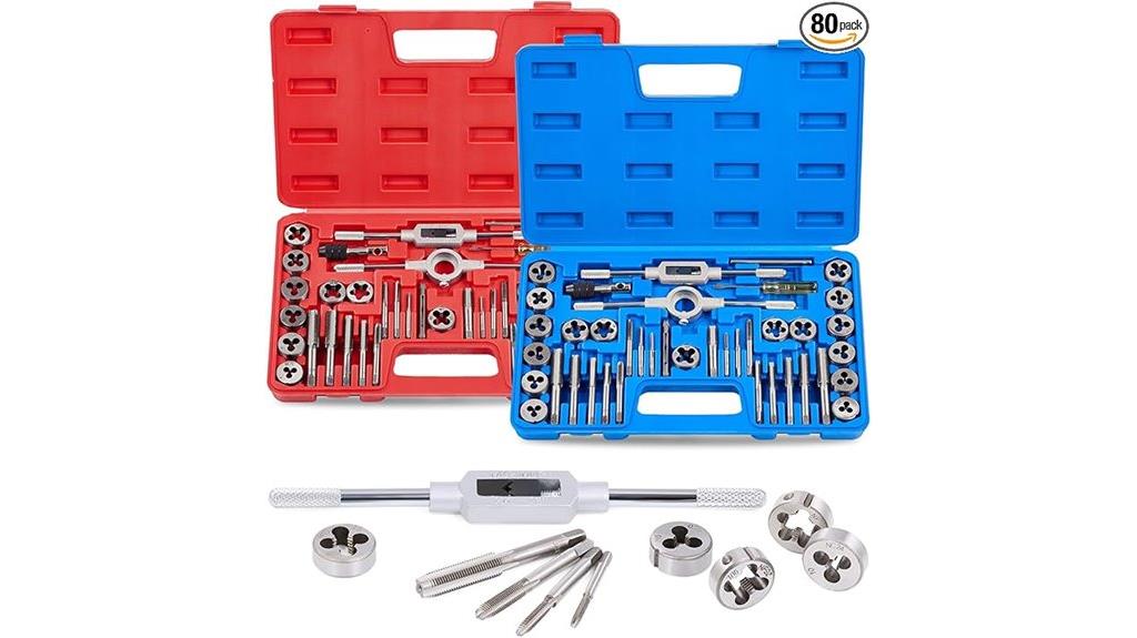 80 piece tap die set