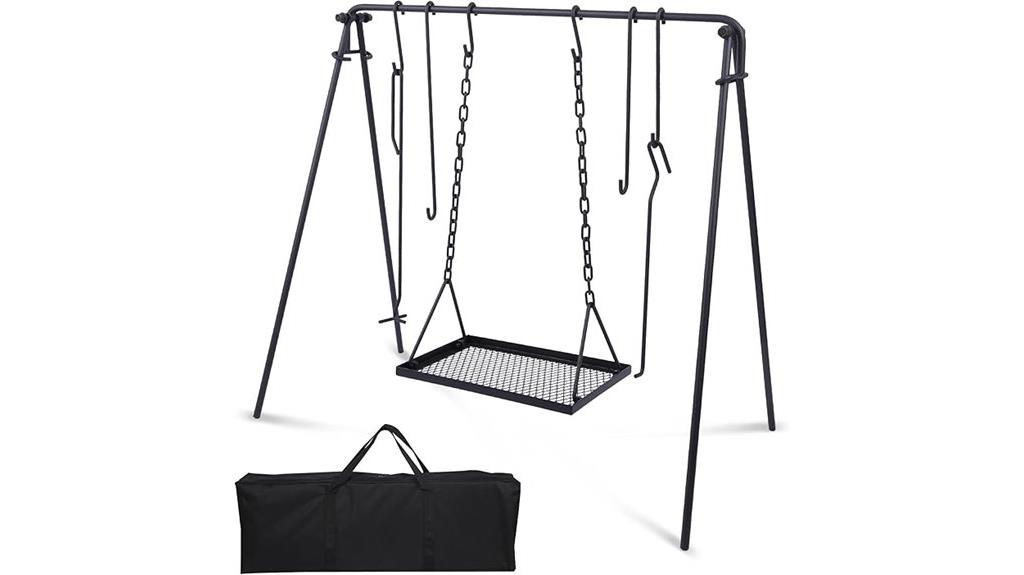 adjustable iron grill grate