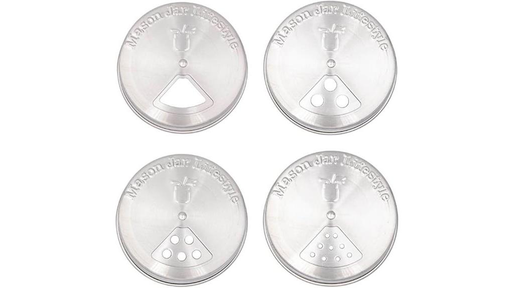 adjustable mason jar spice lids