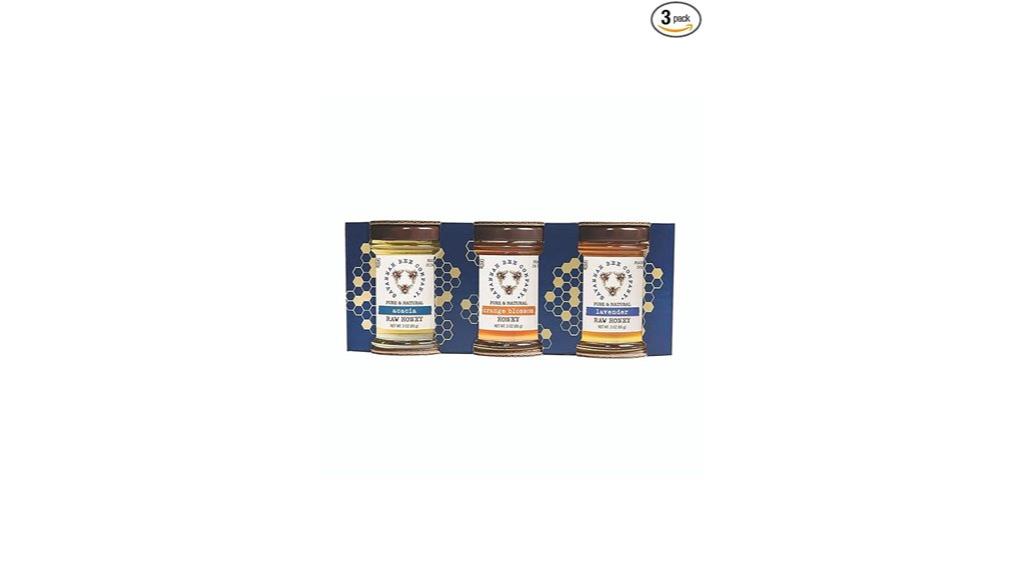 artisanal honey sample set