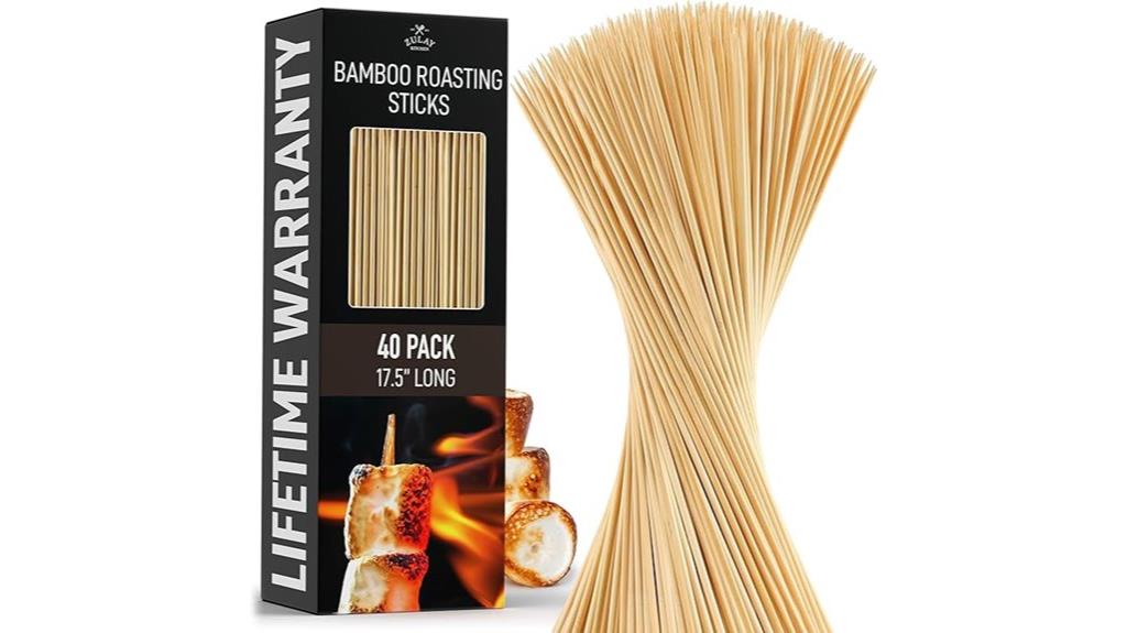 bamboo skewers for s mores