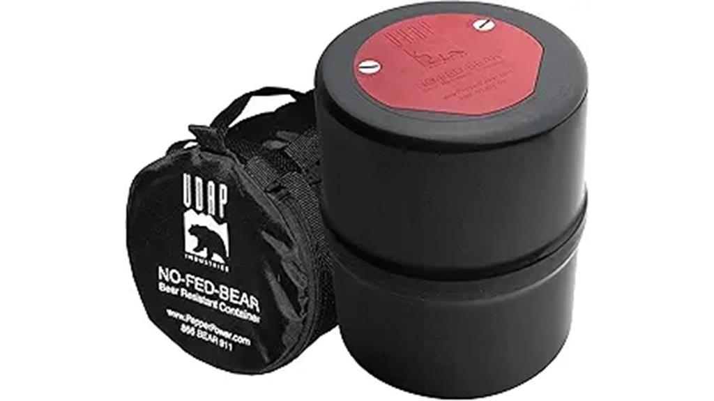 bear resistant food storage