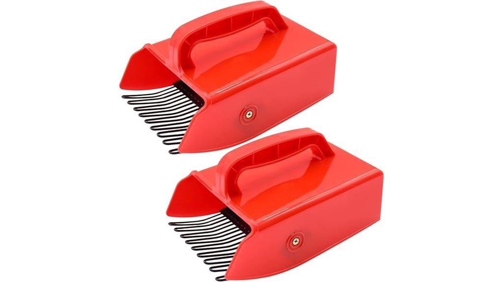 berry picker with handles