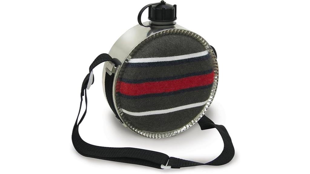 black 4 quart canteen