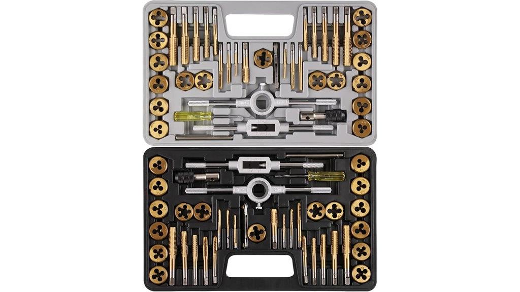 brass coated tap set