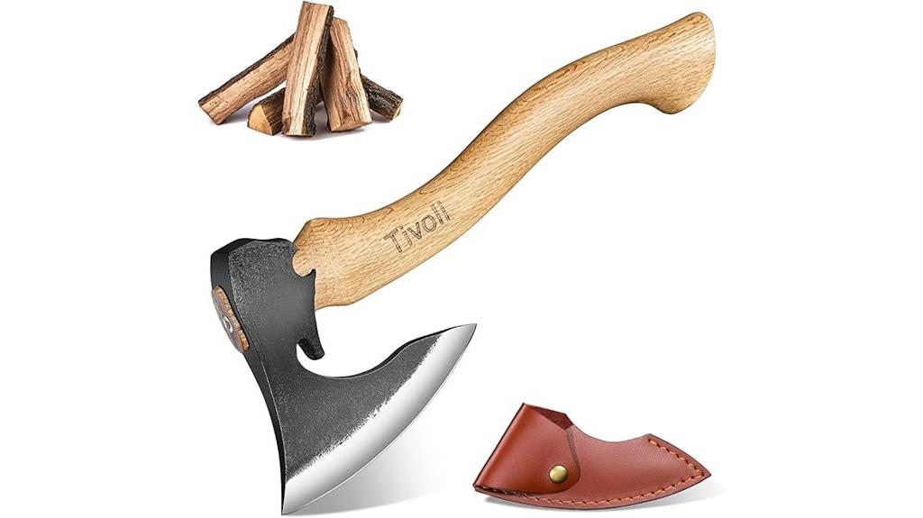 camping axe with sheath