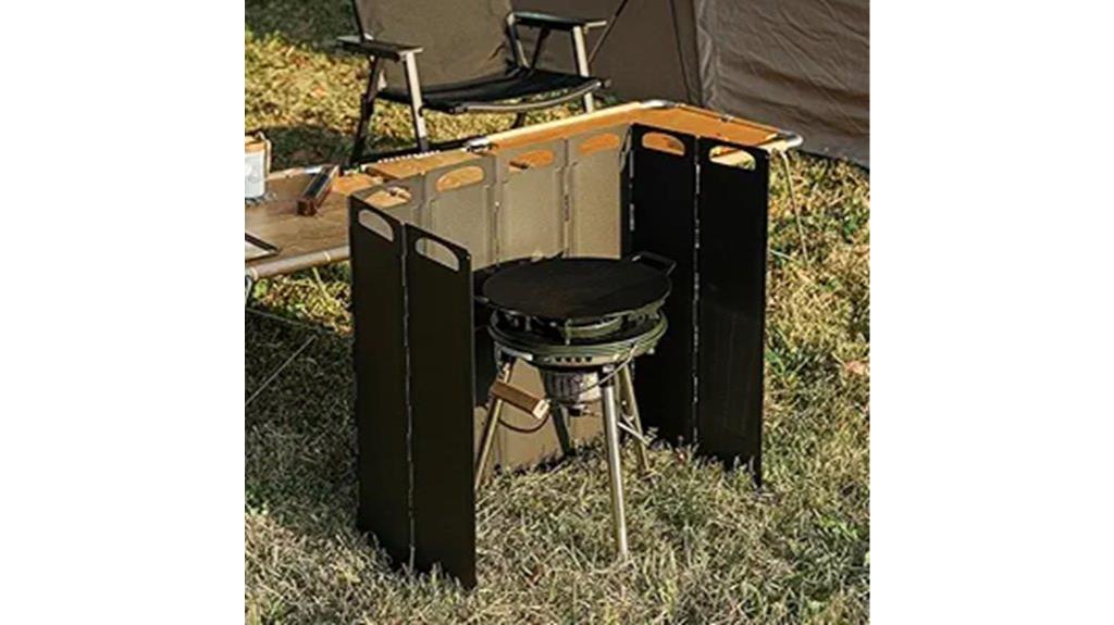 camping stove windscreen shield