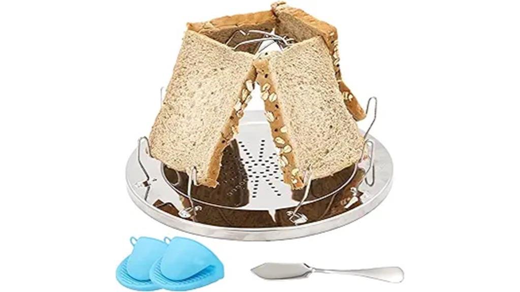 camping toaster with accessories