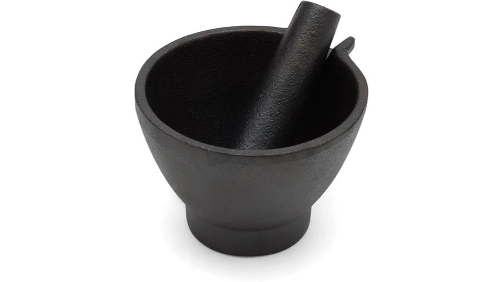 cast iron mortar pestle