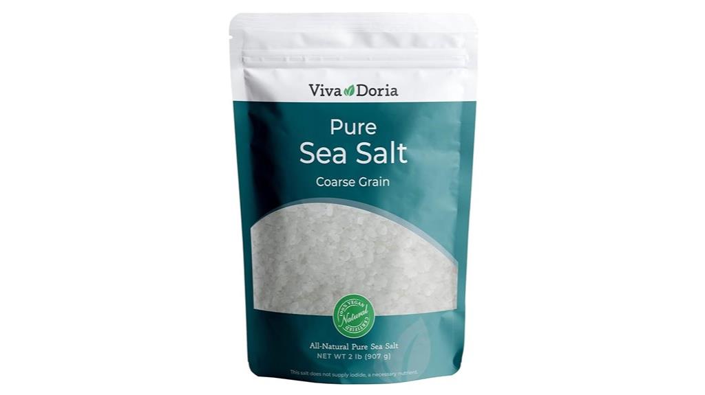 coarse sea salt pack